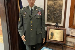 Mannequin of Frank Carrano, founder of the the 102nd Infantry Regiment Museum